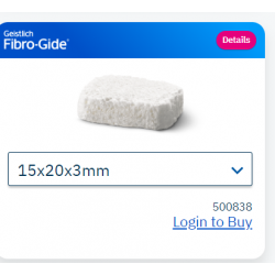 Fibro-Gide - Collagen matrix 15x20x3mm